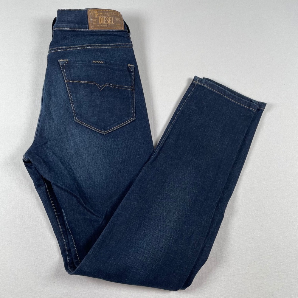 Diesel Hi-Vy Super‎ Slim Skinny Stretch Dark Wash Jeans W27 L30